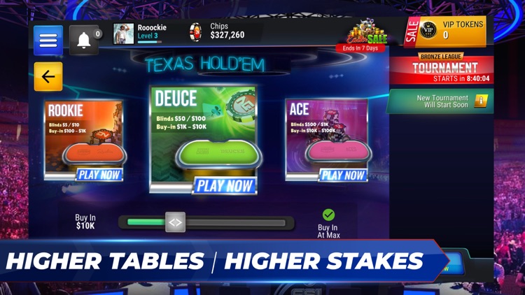 Poker Legends: Texas Holdem Tournament