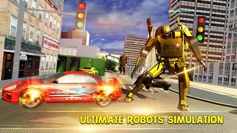 #2. Robot Fighting in Open World (iOS) Bởi: Muhammad Rafique Saleem