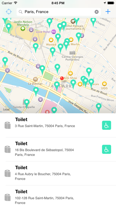 Screenshot #1 pour Flush Toilet Finder Pro