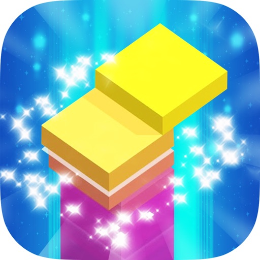 Stacked Blocks Builder Game Icon