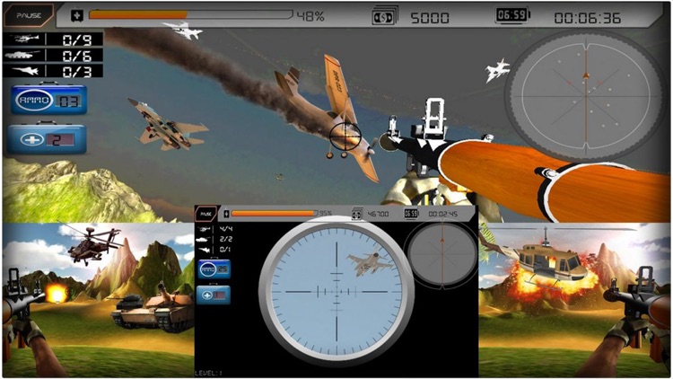 Bazooka Gun War Helicopter Shooting Pro screenshot-3