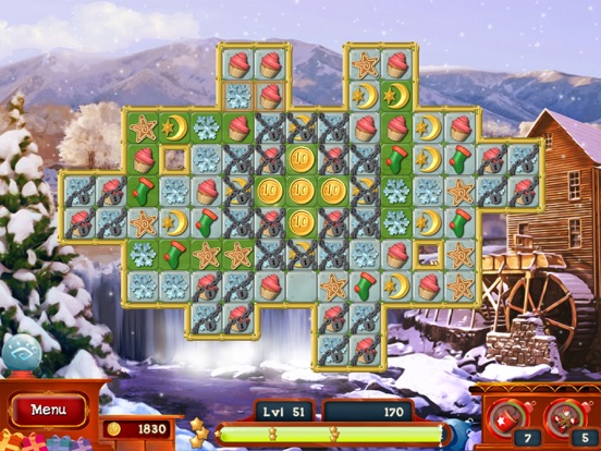 Christmas Mansion 2 - free matching fun! iPad app afbeelding 2