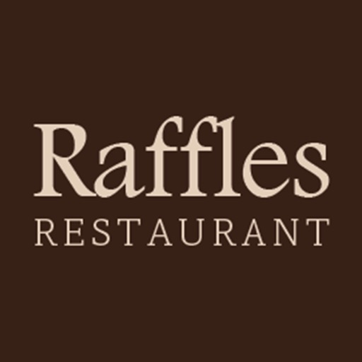 Raffles Restaurant iOS App