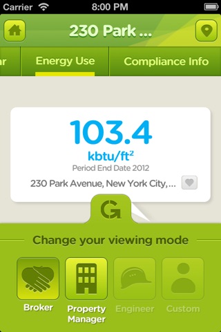 CodeGreen Energy App screenshot 3