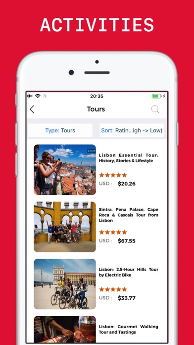 Lisbon Travel Guide Offline Screenshot