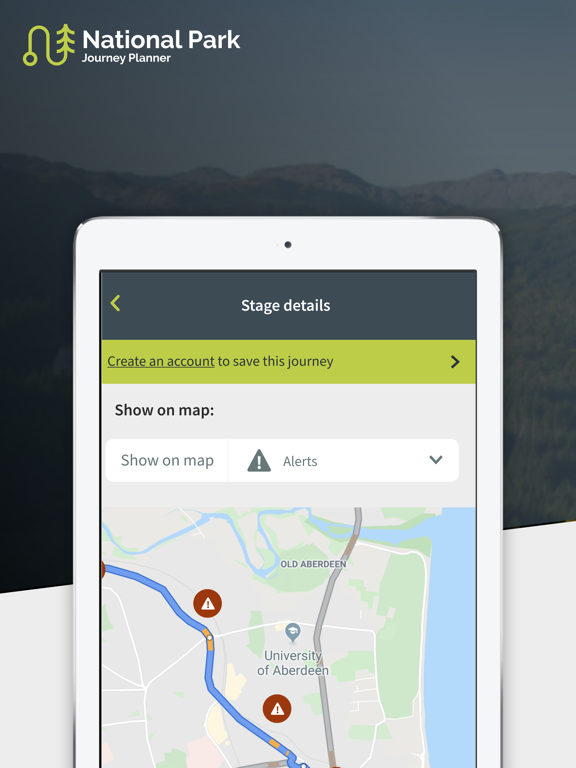 Screenshot #6 pour National Park Journey Planner