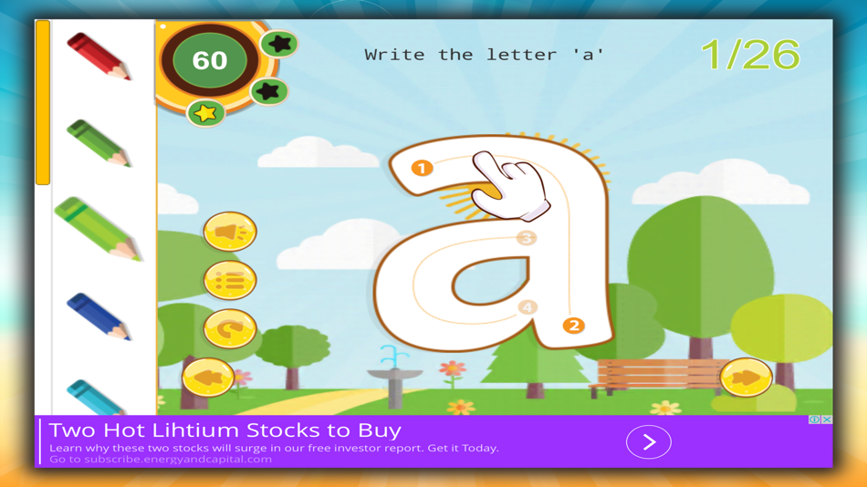 ABC Alphabet for children with writing - 1.0 - (iOS)