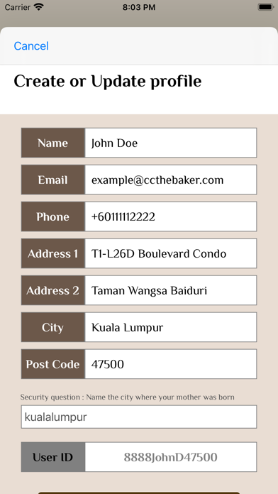 CCtheBaker Screenshot