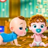 双子の赤ちゃん新生児マザーゲーム