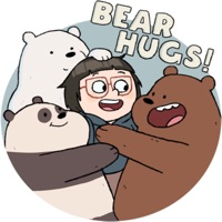 Cartoon Bears app icon - Stickers app for iPhone