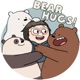 Cartoon Bears app icon - Stickers app for iPhone
