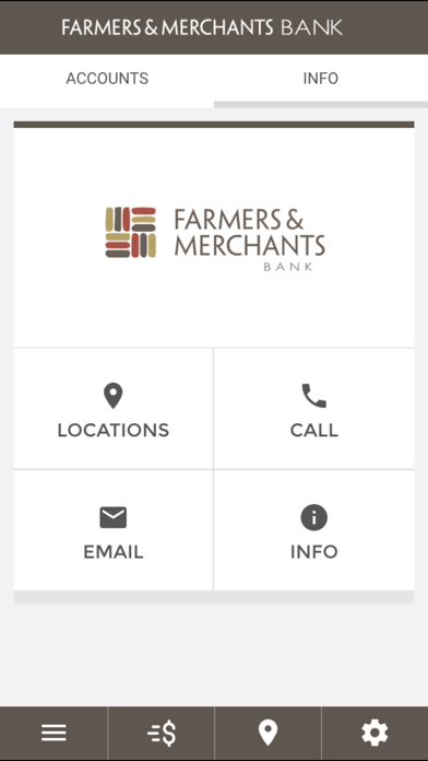 Farmers and Merchants Bank Screenshot