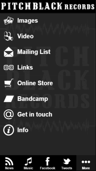 Pitch Black Records Screenshot