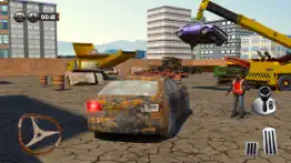 monster car crusher crane: garbage truck simulator iphone screenshot 2