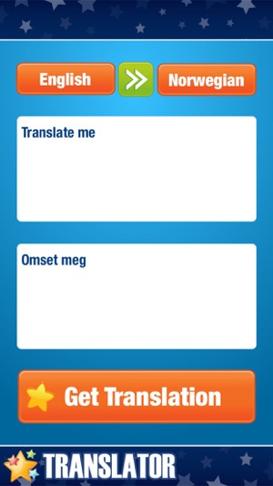 English to Norwegian Translator.