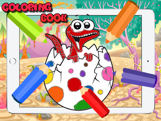 Screenshot #4 pour jeu Coloriage dinosaure et animal jeu pour enfant