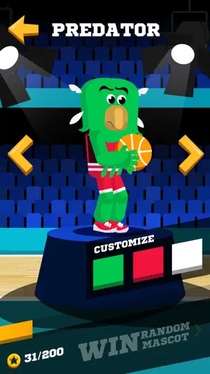 Скриншот Mascot Dunks на iPhone 3