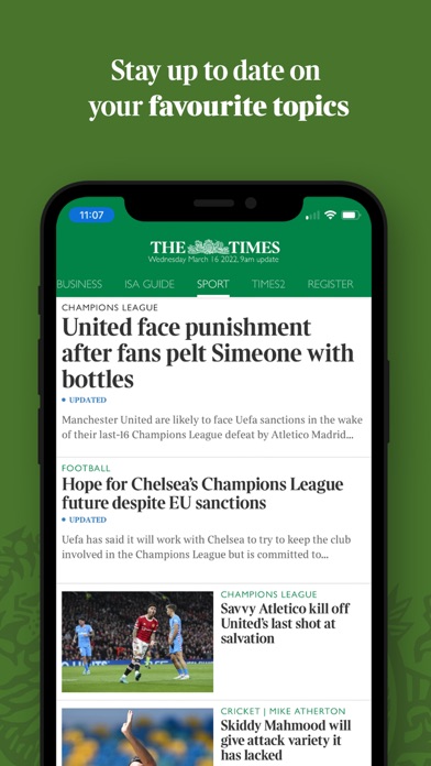 The Times of London Screenshot