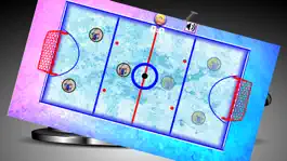 Game screenshot Glow Ice Hockey Table Extreme Fight Shootout 2017 apk