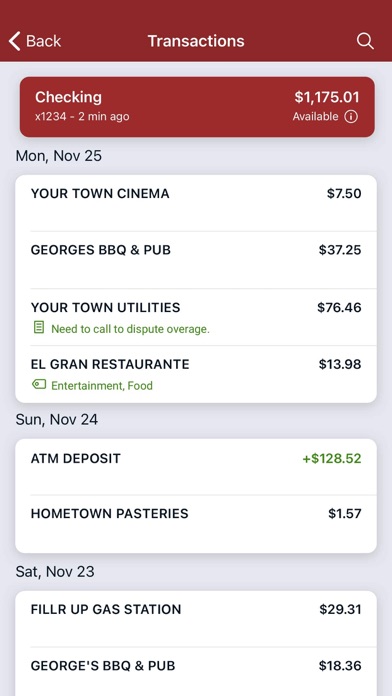 Nebraska Bank Screenshot