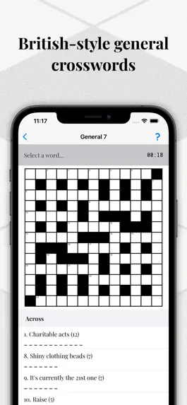 Game screenshot OneDown - Crossword Puzzles hack
