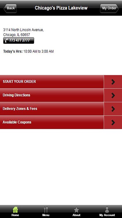 Chicago's Pizza - Order Now