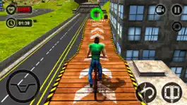 Game screenshot Rooftop BMX Bicycle Stunt Rider - Cycle Simulation apk