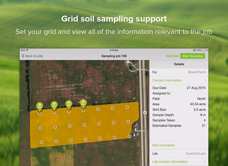 Agworld Sampling