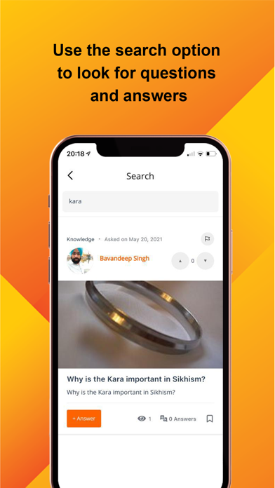 Sikh Wisdom: Sikh Q&A Platform Screenshot