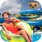 VR Water Park : Water Stunts and Rides is a fun summer, water slide based game