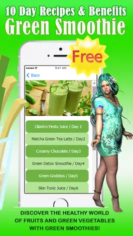 Game screenshot Free Green Smoothie Cleanse with 10 Day Recipes apk