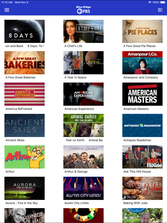 Blue Ridge PBS App iPad screenshot 4 - News app