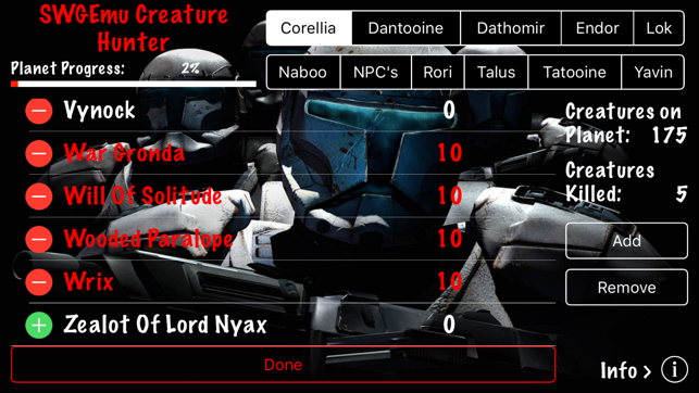 SWGEmu Creature Hunter(圖2)-速報App