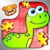 123 Kids Fun PUZZLE RED Free - 適合學齡前兒童的數位滑塊拼圖遊戲典藏
