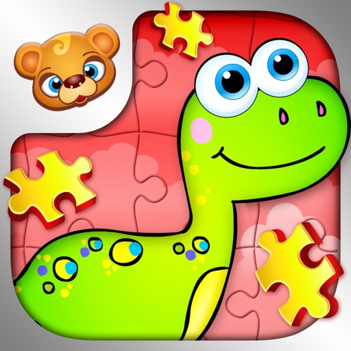 123 Kids Fun PUZZLE RED - Kids Slide Puzzle Games icon