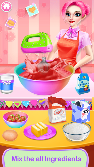 Girls Cake Maker Baking Games Screenshot