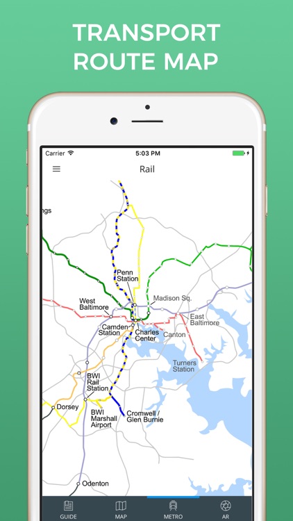 Baltimore Travel Guide with Offline Street Map screenshot-4