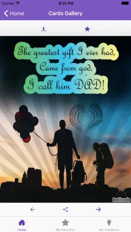 Game screenshot Fathers Day Quotes & Editor hack