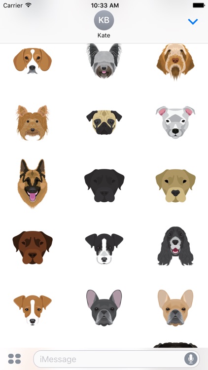 Dogs Selfie - Redbubble sticker pack