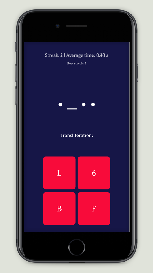 #5. Morse Code Letters (iOS) Podle: PJM
