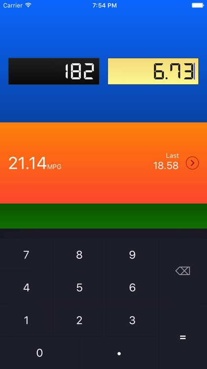 QuickMPG - gas mileage calculator