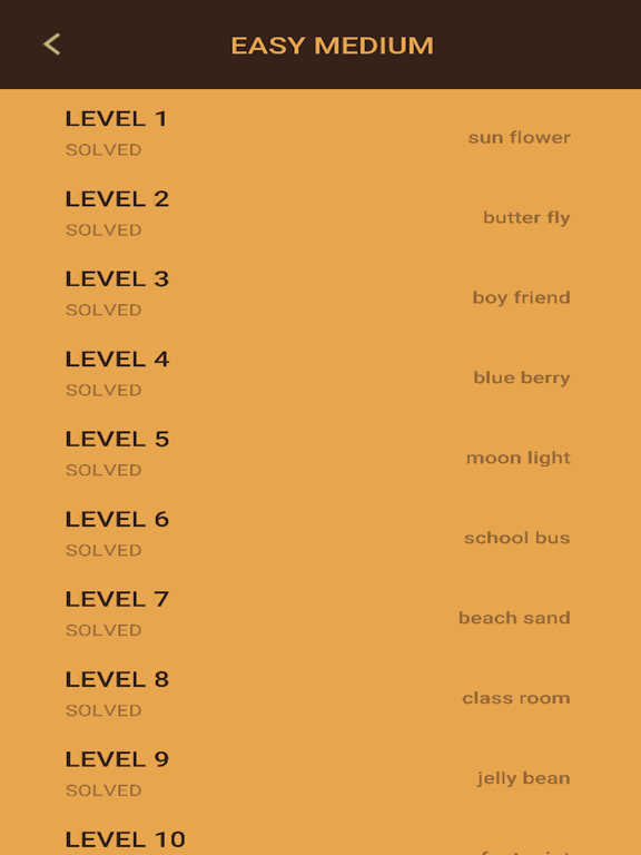 Screenshot #5 pour Cheats for WordCrush - All Answers & Hints
