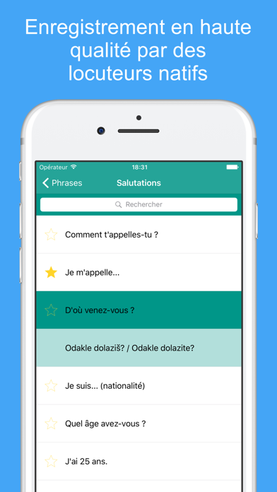 Screenshot #2 pour Apprendre Le Croate - Mots Et Phrases De Voyage