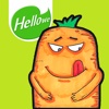 Hellowe Stickers: Kid Carrot