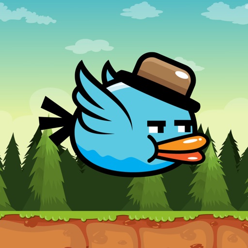 BlueBird - Addictive Flappy Game for Teens iOS App