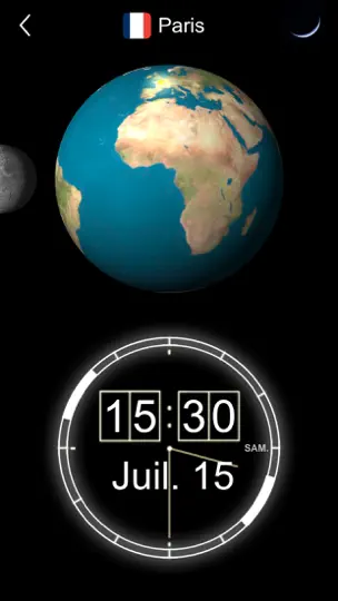 Capture d'écran de World Clock - Horloge Mondiale sur iPhone 2