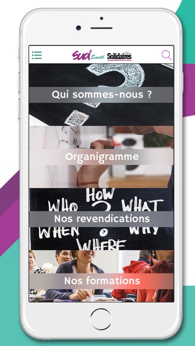 SUD Santé AP-HP Screenshot