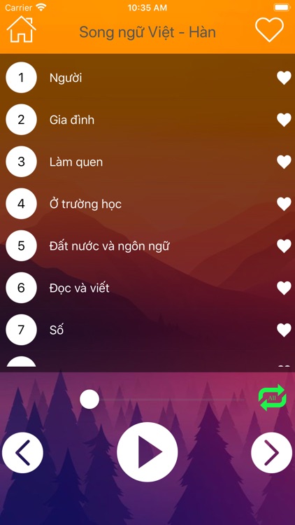 Học Tiếng Hàn Giao Tiếp Topik screenshot-9