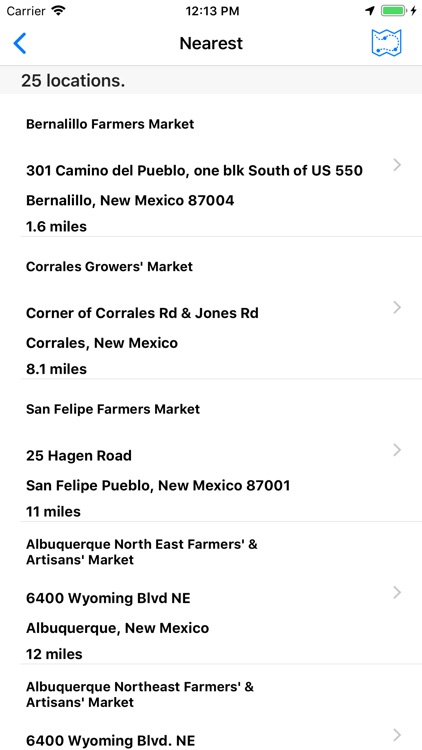 Farmers' Market Locator