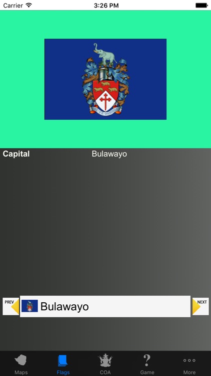 Zimbabwe Province Maps, Flags and Capitals